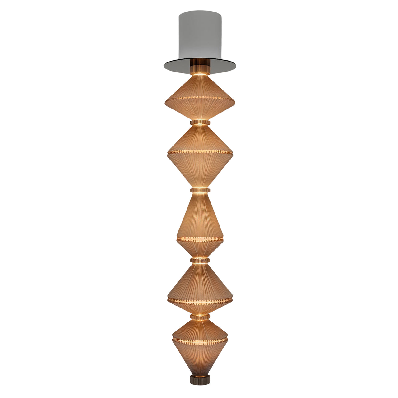 Oïphorique Hanging Lamp: Kinetic + High + Light Grey