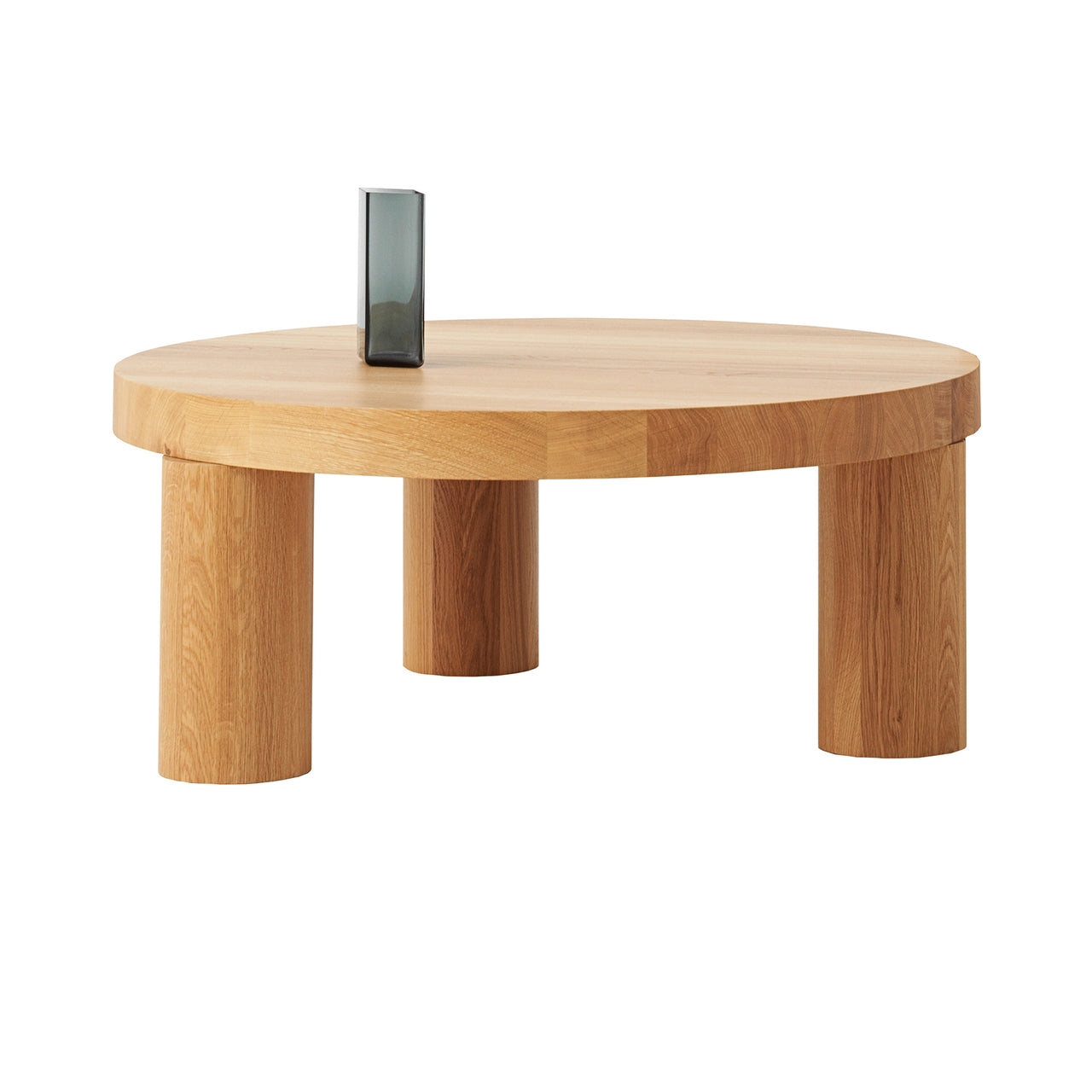Offset Coffee Table: Natural Oak