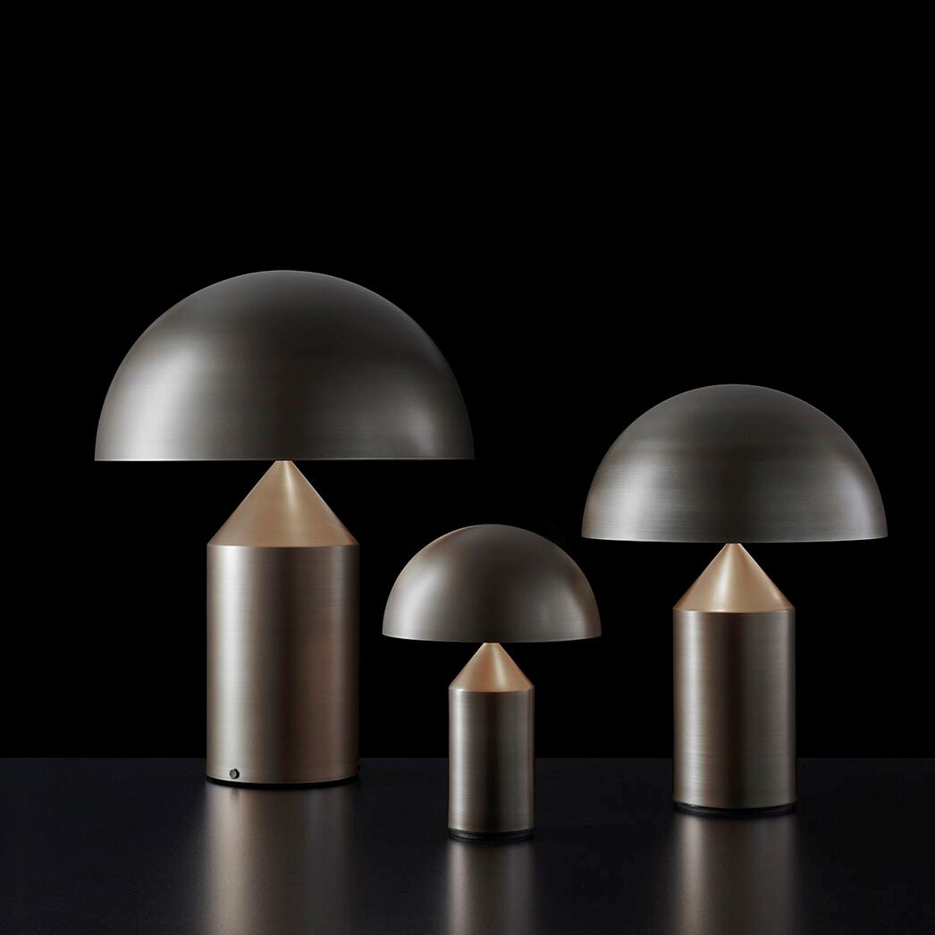 Atollo Table Lamp: Metal