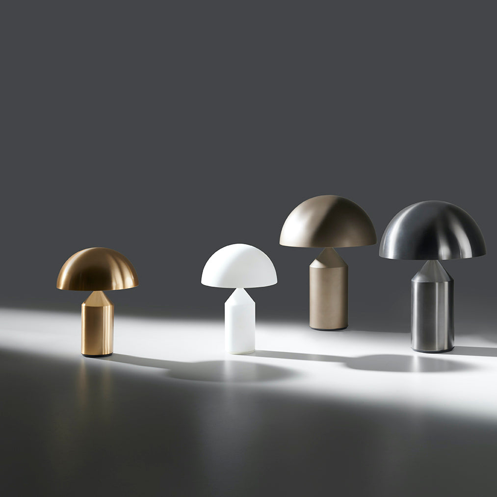 Atollo Table Lamp: Metal
