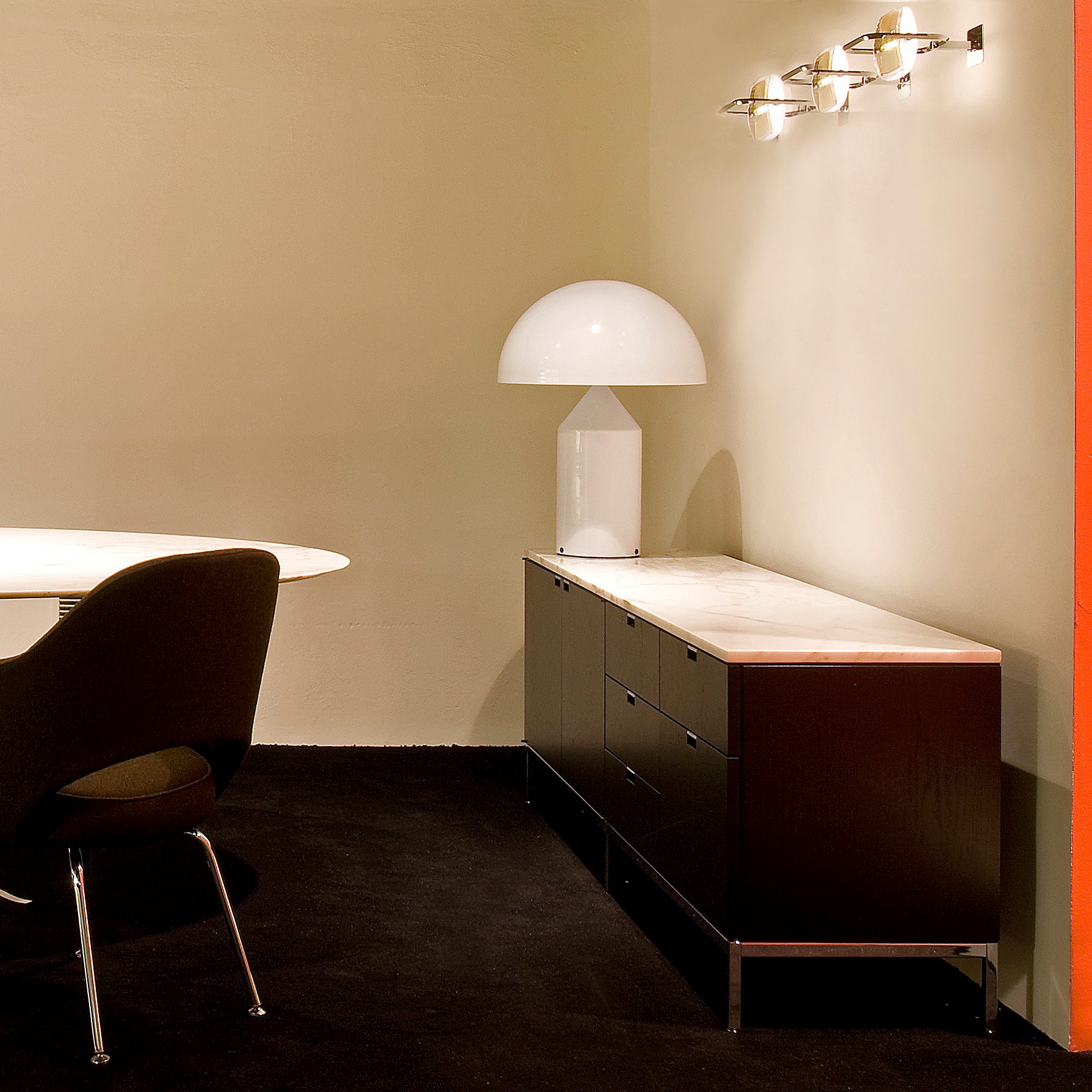 Atollo Table Lamp: Metal