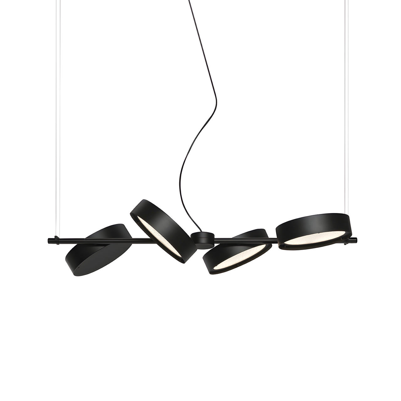 Berlin Suspension Light: Matt Black
