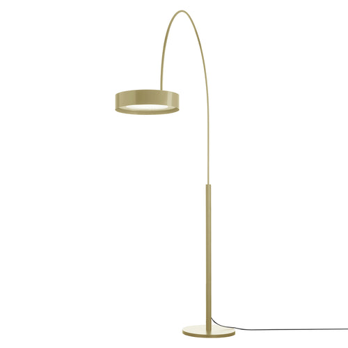 Berlin Arched Floor Lamp: Outdoor + Ivory