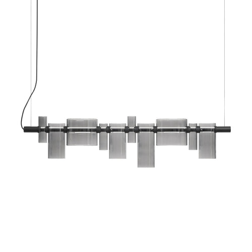 Dancing Glass Suspension: Smokey Grey