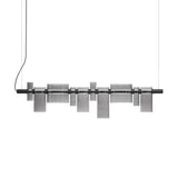 Dancing Glass Suspension: Smokey Grey
