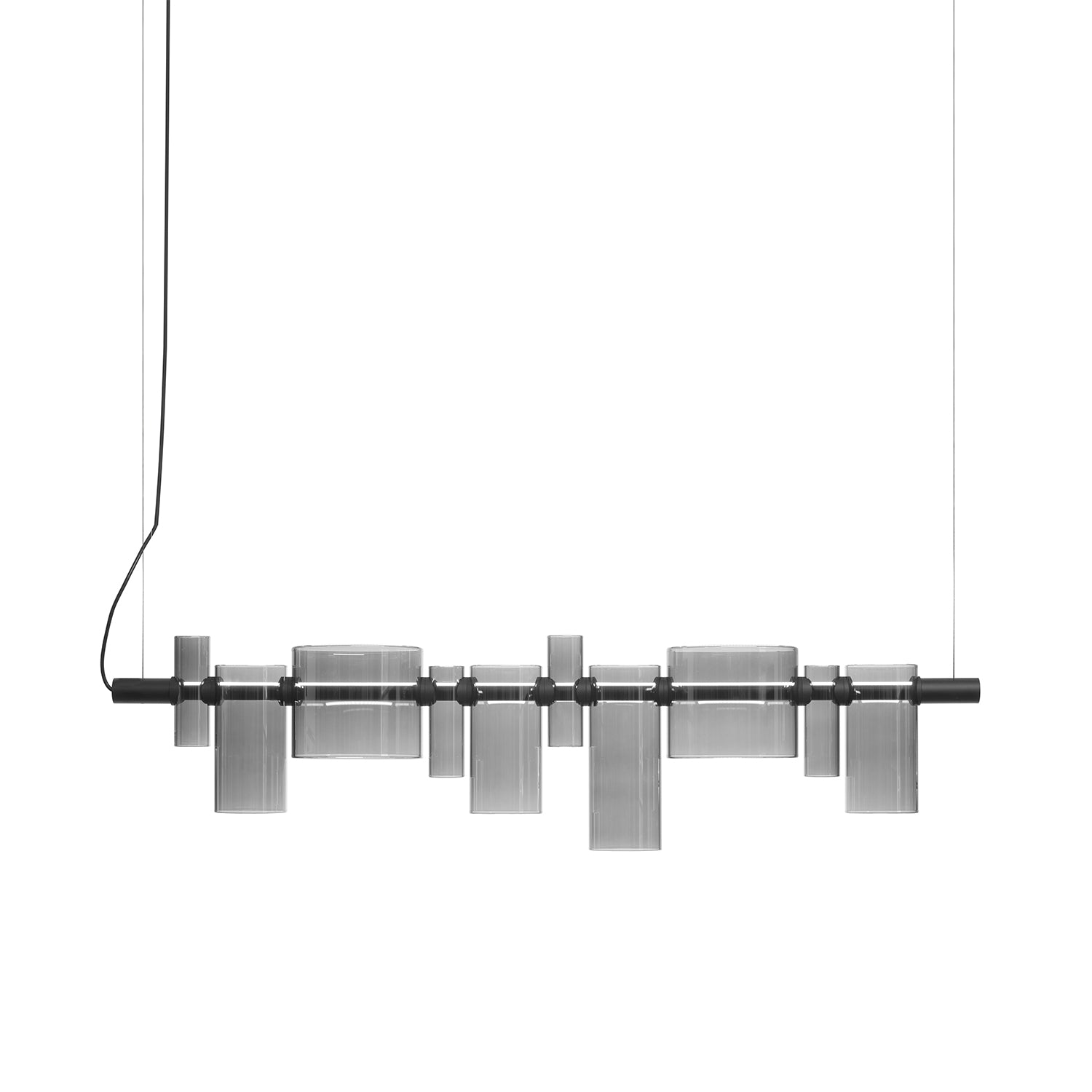 Dancing Glass Suspension: Smokey Grey