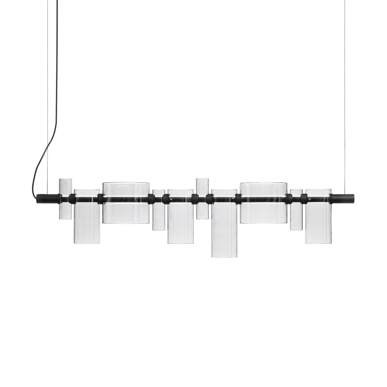Dancing Glass Suspension: Transparent