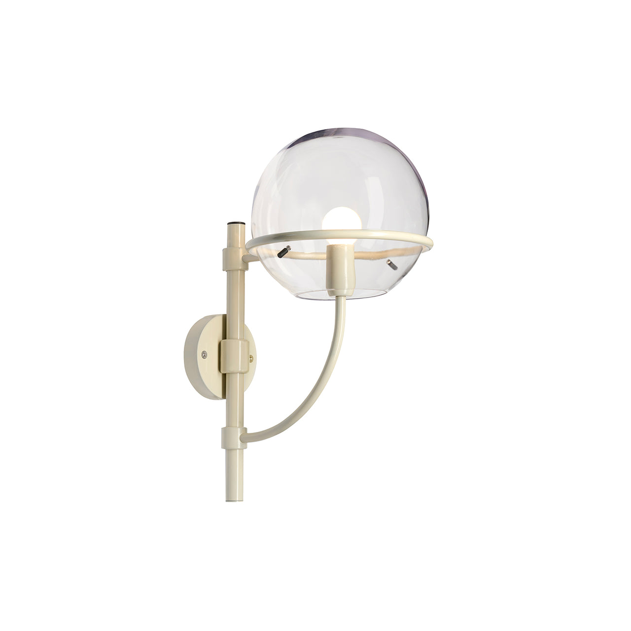 Lyndon Mini Wall Lamp: Outdoor + Ivory