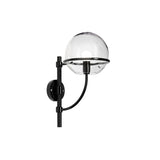 Lyndon Mini Wall Lamp: Outdoor + Black