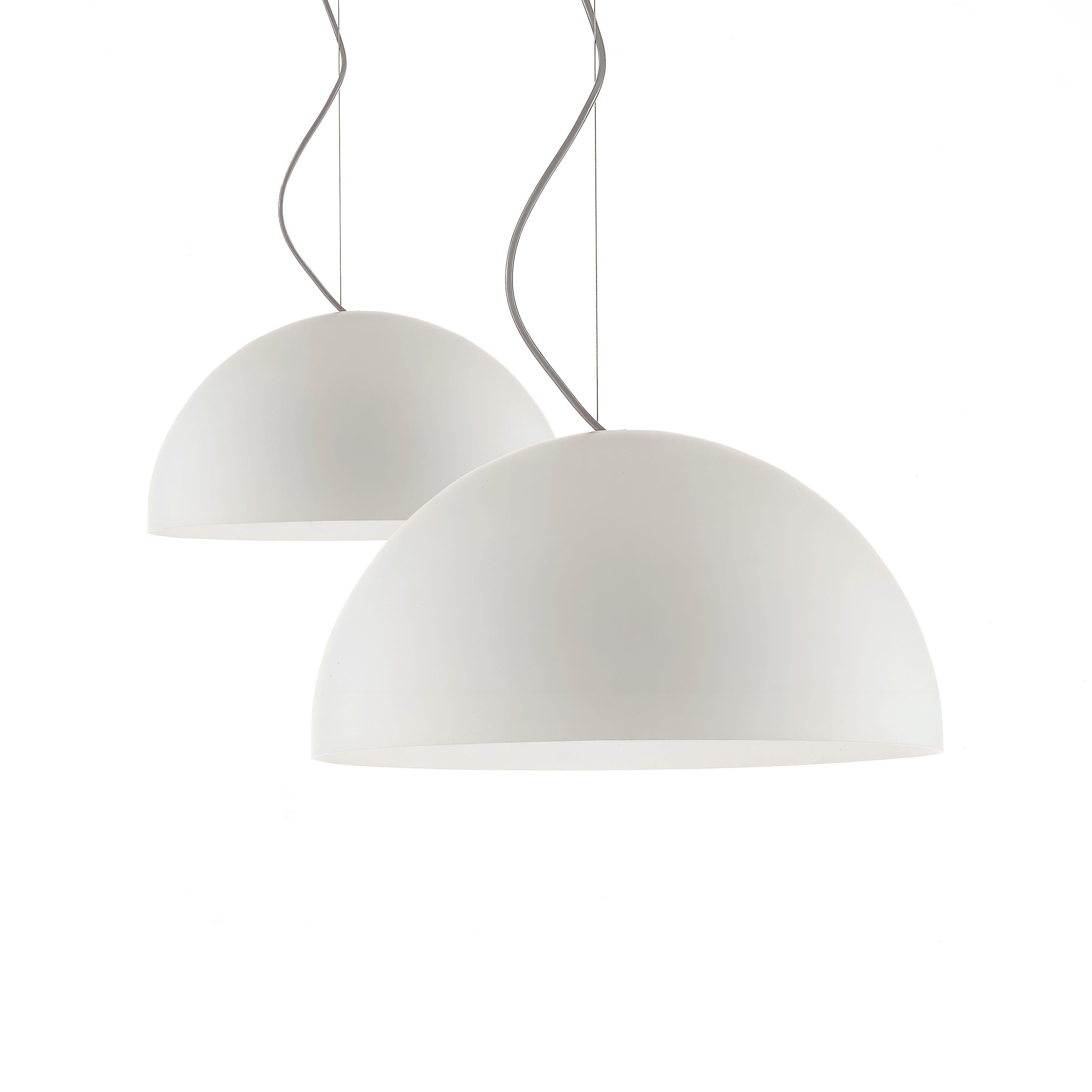 Sonora Suspension Lamp: Glass + Medium - 19.7