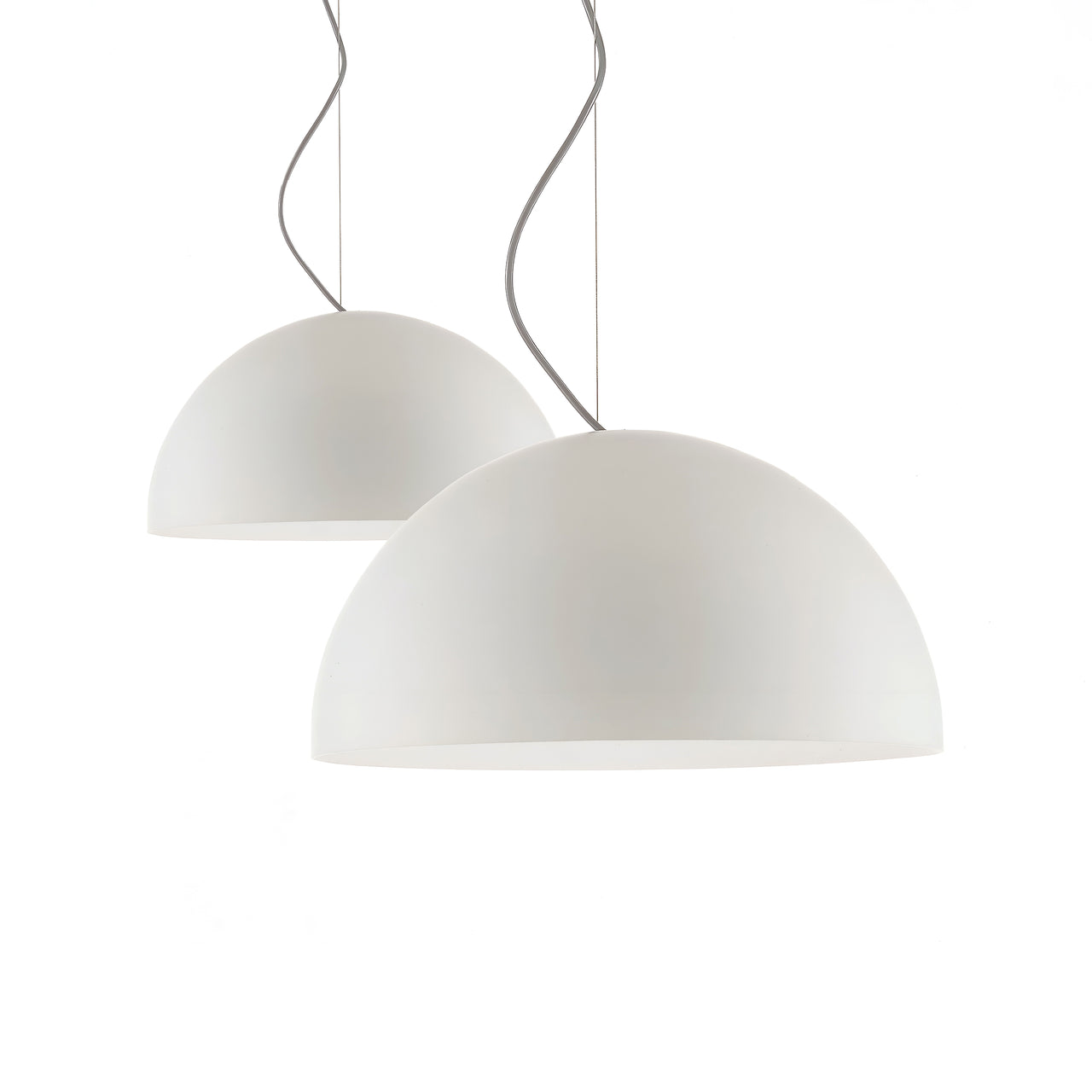 Sonora Suspension Lamp: Glass + Medium - 19.7