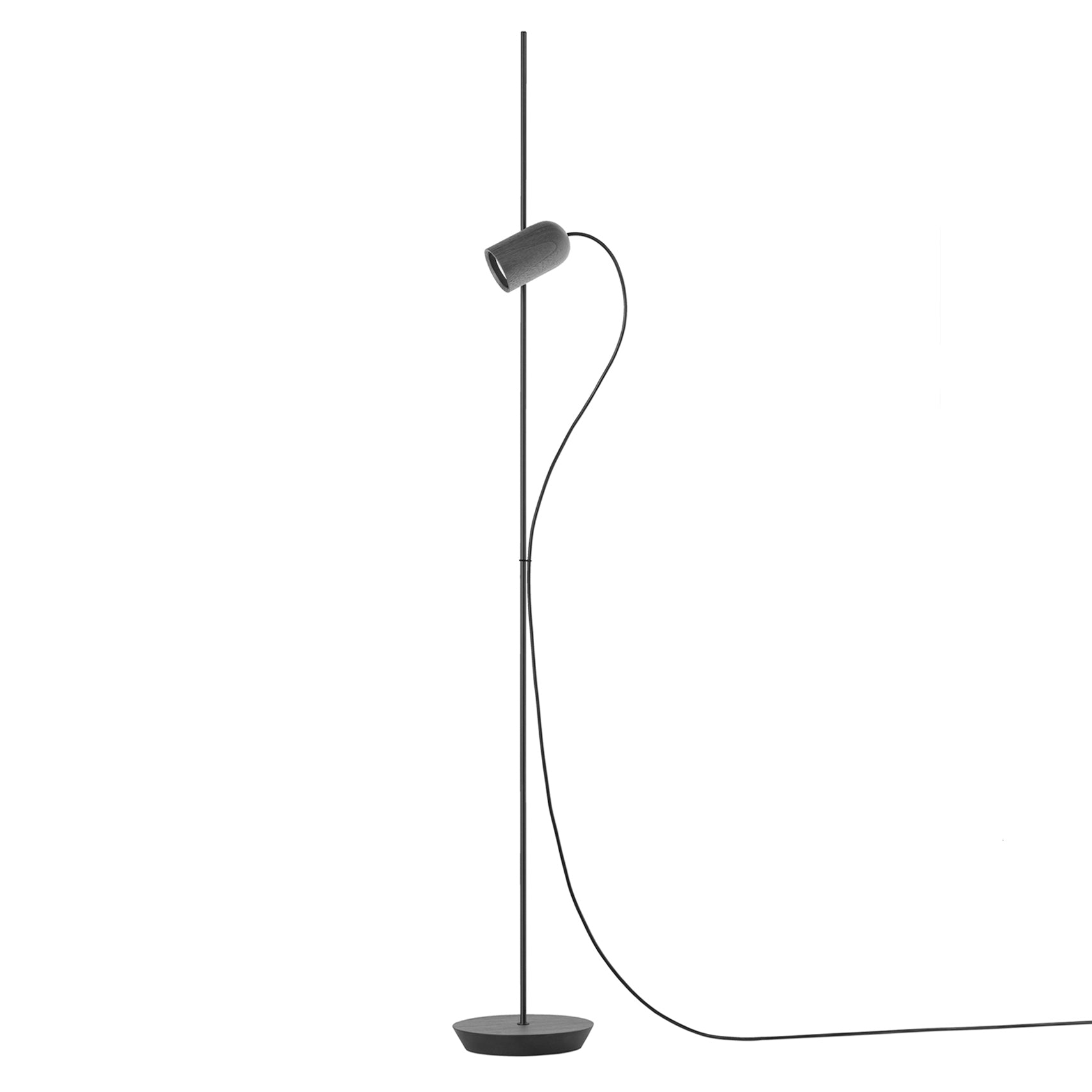 Onfa Floor Lamp: Black + Graphite