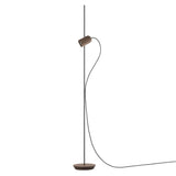 Onfa Floor Lamp: Walnut + Graphite