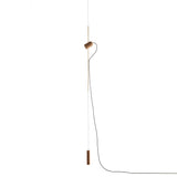 Onfa Pendant Lamp: Walnut + Brass