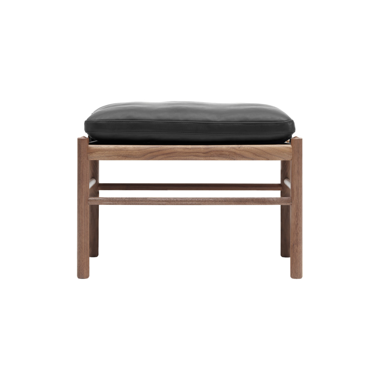 OW149F Colonial Footstool: Oiled Walnut