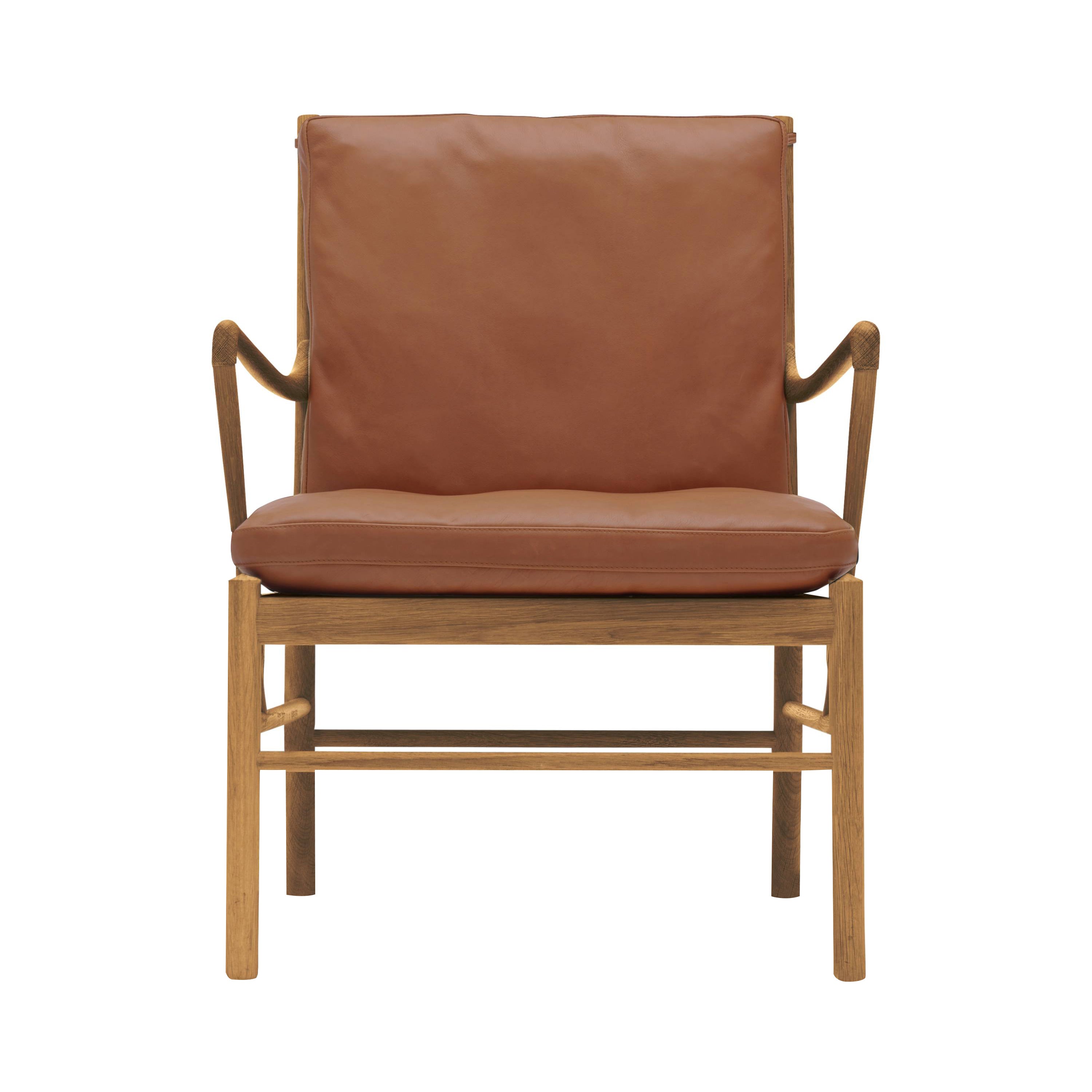 OW149 Colonial Chair: Oiled Oak