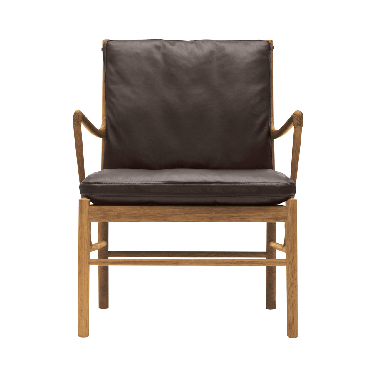 OW149 Colonial Chair: Oiled Oak