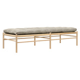 OW150 Daybed: Soaped Oak + Without Neck Pillow