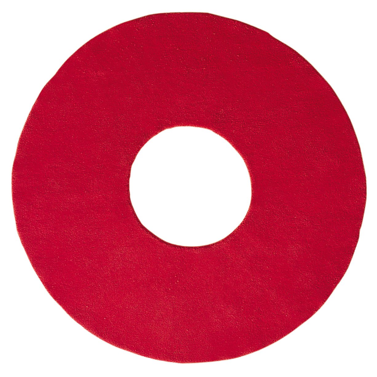 O Round Rug: Extra Large + Red