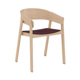 Cover Armchair: Upholstered + Oak