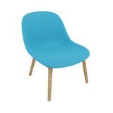 Fiber Lounge Chair: Wood Base + Upholstered + Oak