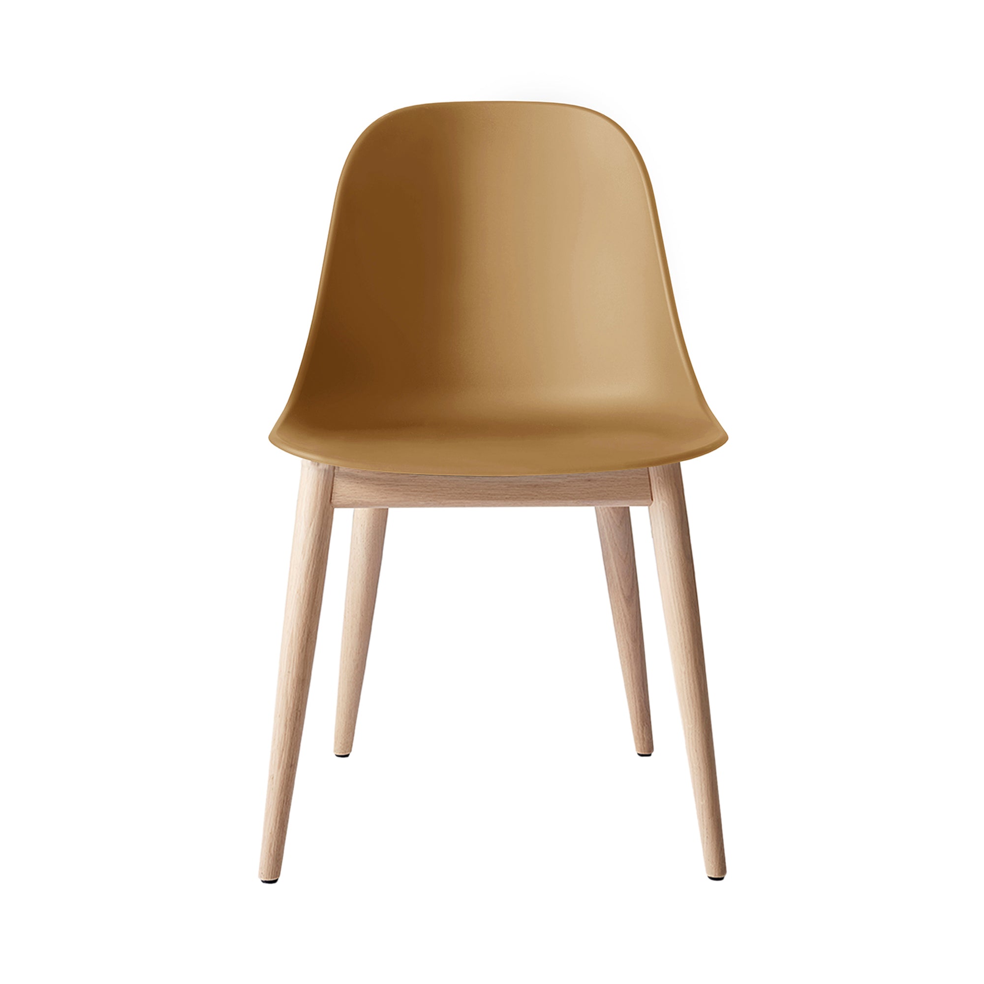 Harbour Side Chair: Wood Base + Natural Oak + Khaki