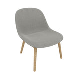 Fiber Lounge Chair: Wood Base + Upholstered + Oak