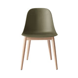 Harbour Side Chair: Wood Base + Natural Oak + Olive