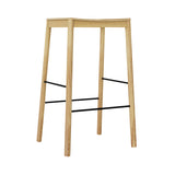 Tangerine Bar Stool: Natural Oak