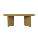 Mingle Oval Table: Natural Oak