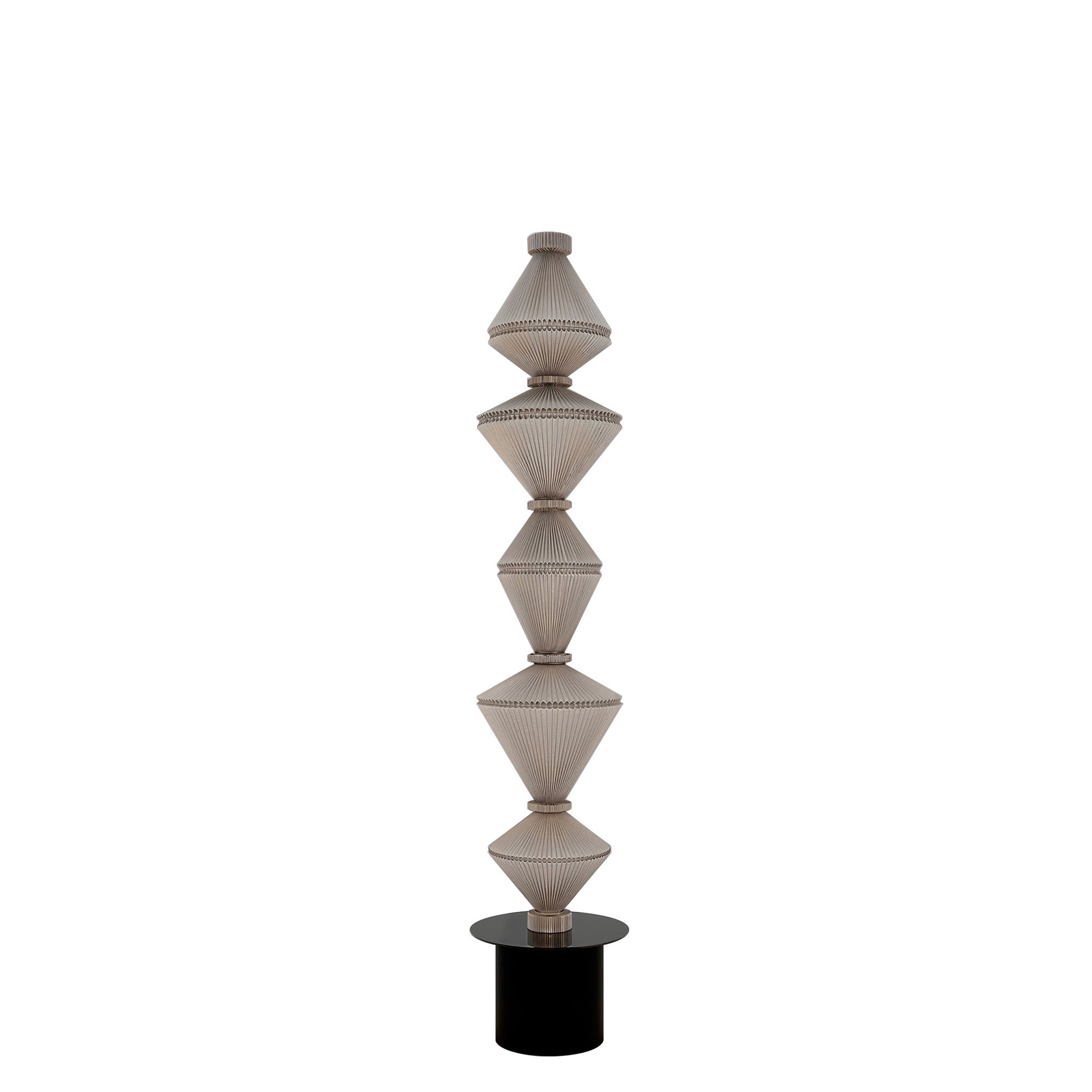 Oïphorique Floor Lamp: Movable + Low + Light Grey