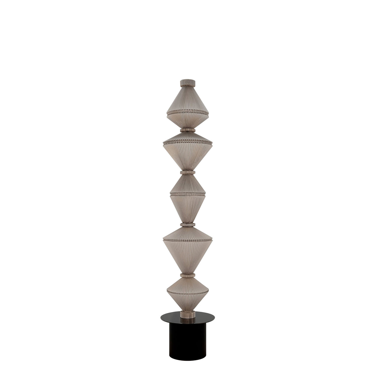 Oïphorique Floor Lamp: Movable + Low + Light Grey