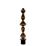 Oïphorique Floor Lamp: Movable + Low + Chocolate Brown