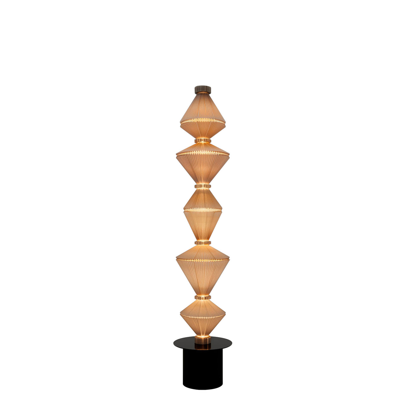 Oïphorique Floor Lamp: Movable + Low + Light Grey