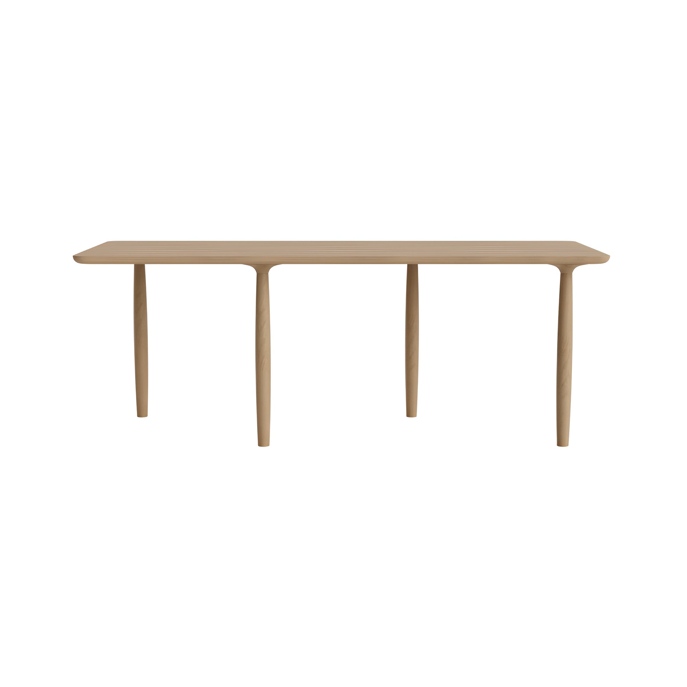 Oku Dining Table: Rectangle + Small - 78.7