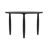 Oku Dining Table: Round + Black Oak