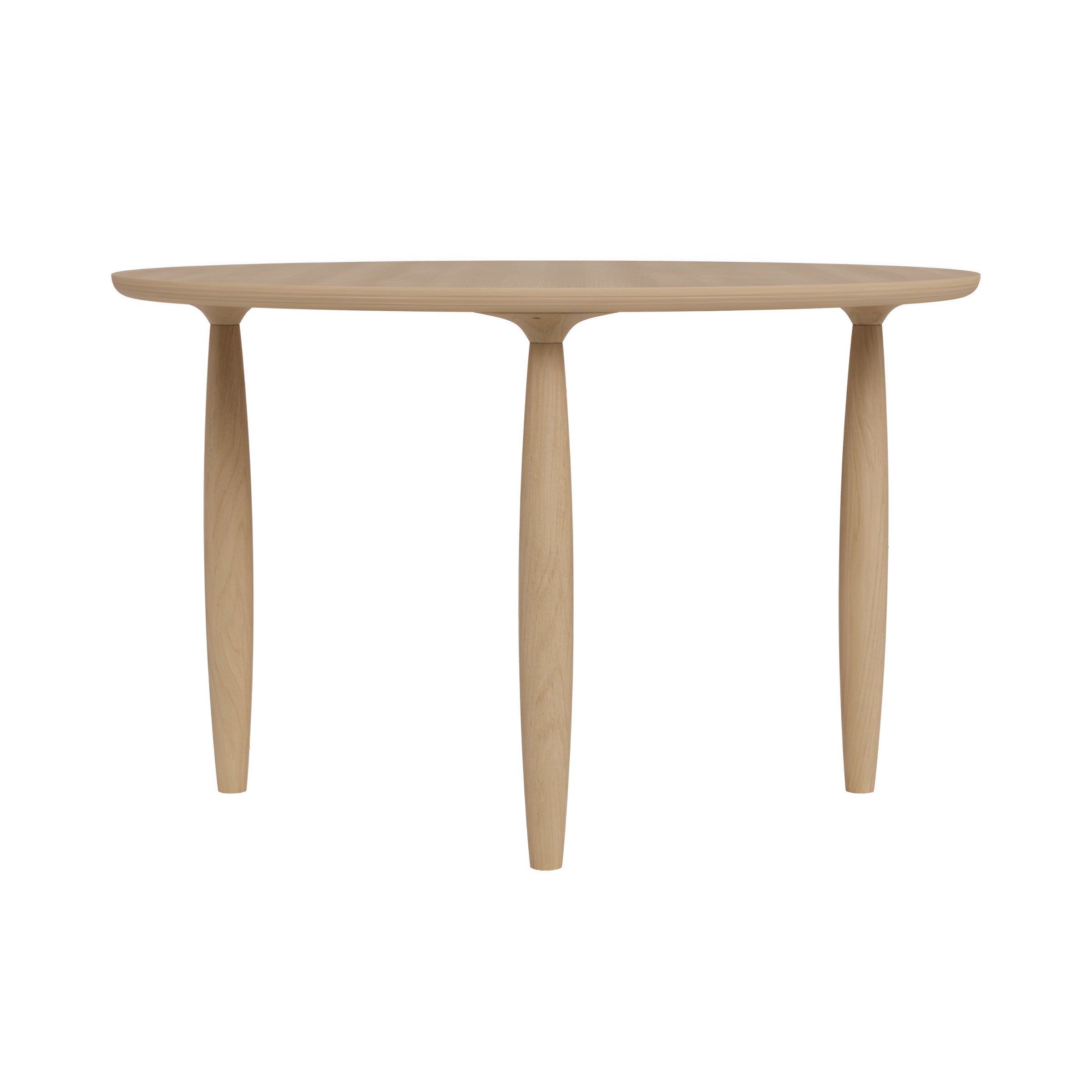 Oku Dining Table: Round + Natural Oak