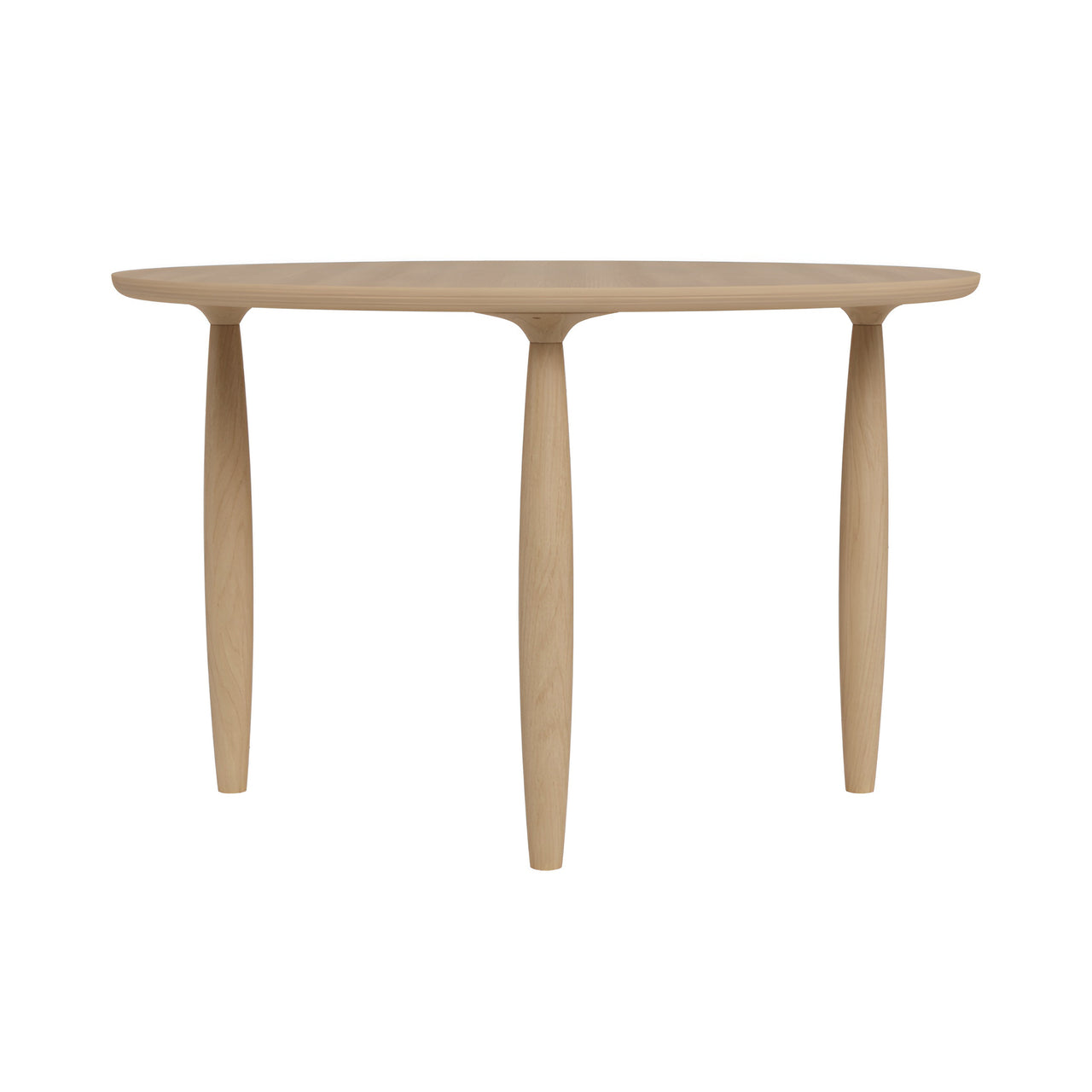 Oku Dining Table: Round + Natural Oak
