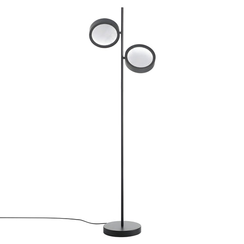 Berlin Floor Lamp: Matt Black