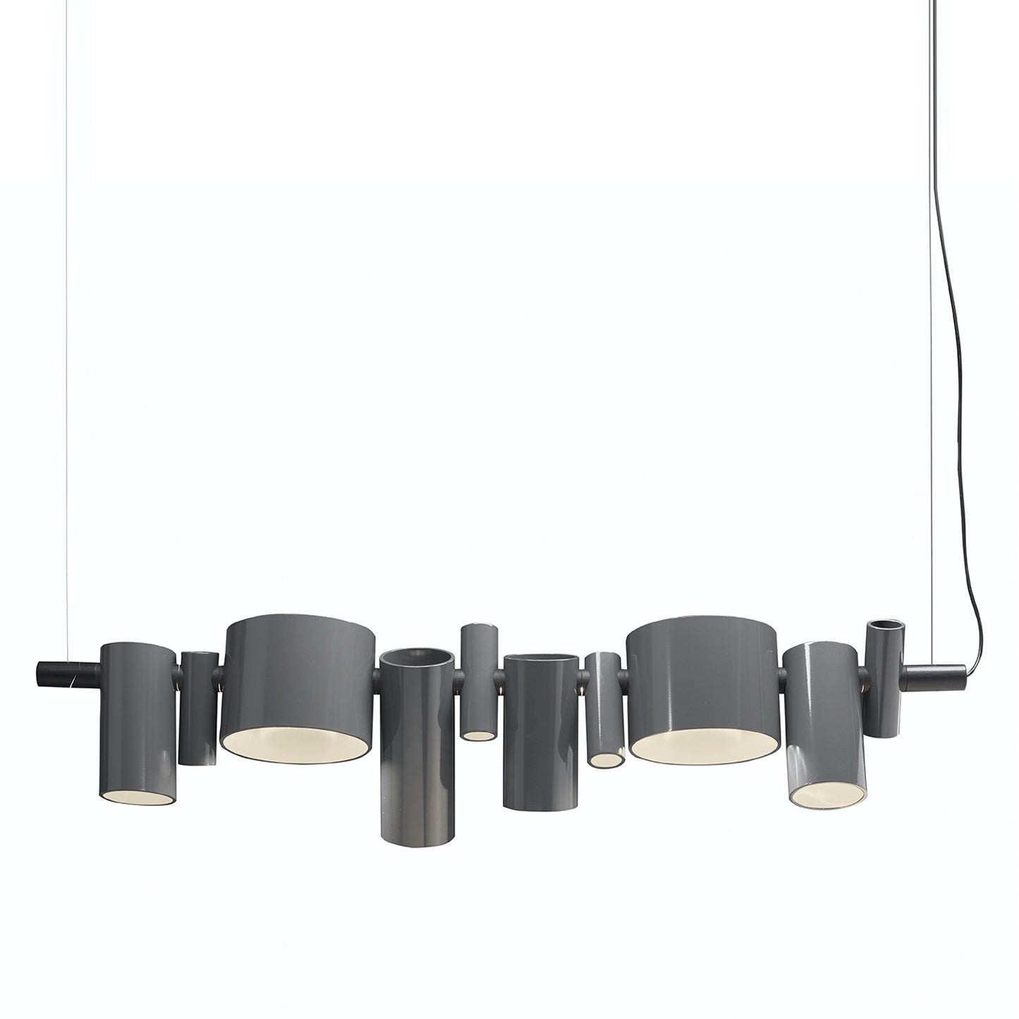 Dancing Queen Suspension Light: Lacquered Grey