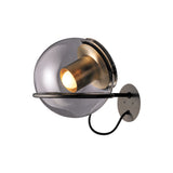 The Globe Wall Lamp: Satin Gold + Anodic  Bronze