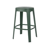 Ombra Bar + Counter Stool: Stacking + Counter + Nordic Green