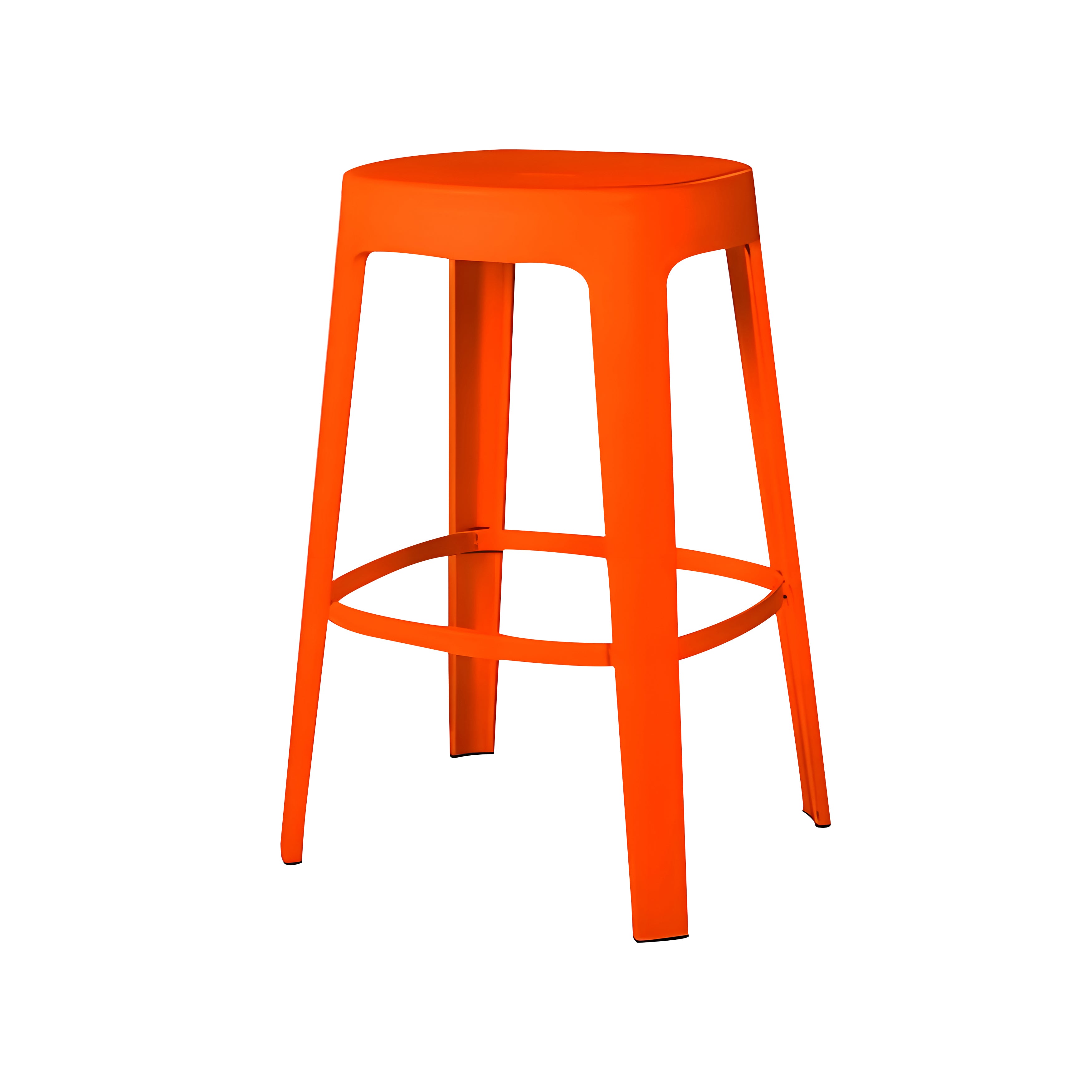 Ombra Bar + Counter Stool: Stacking + Counter + Pure Orange