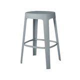 Ombra Bar + Counter Stool: Stacking + Counter + Window Grey