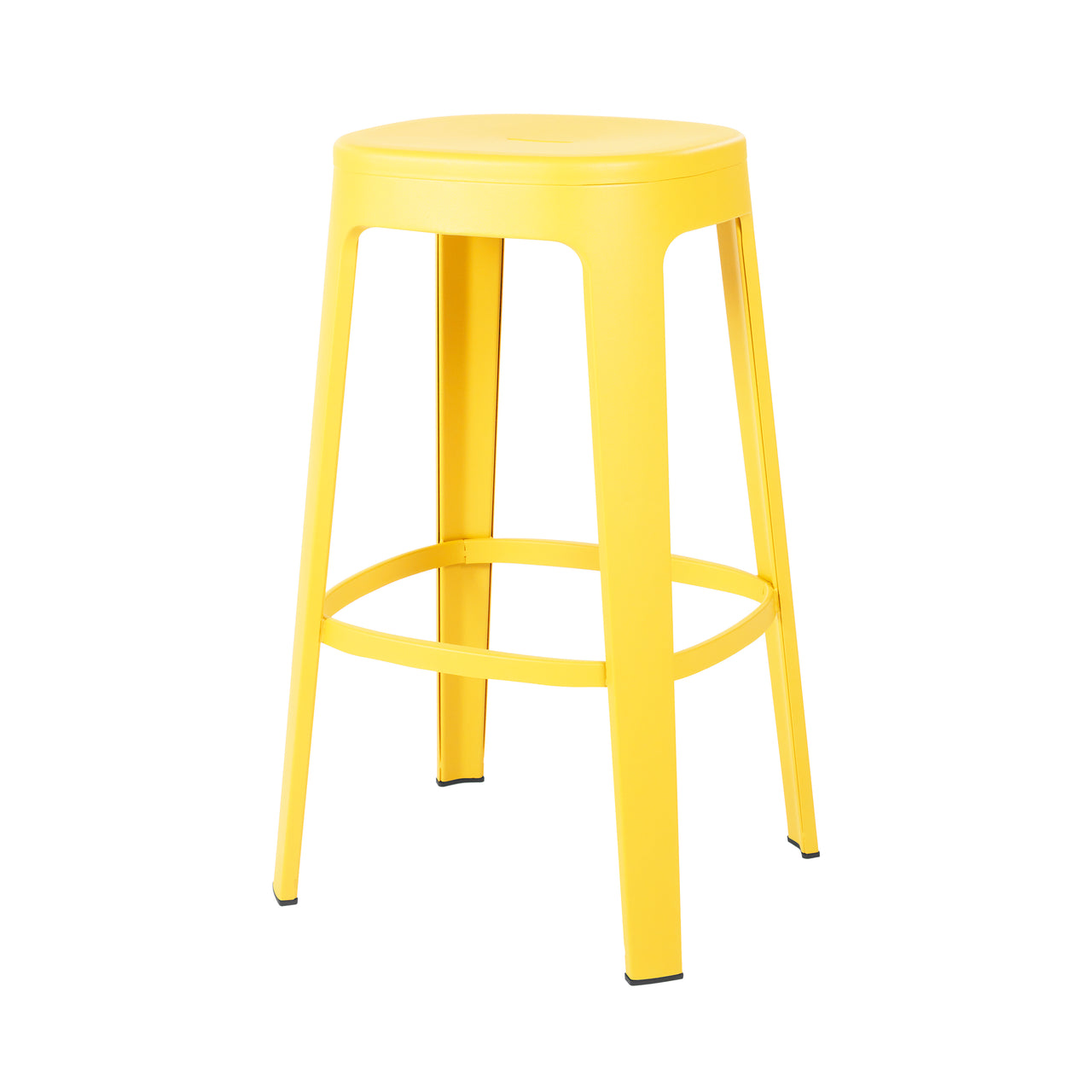 Ombra Bar + Counter Stool: Stacking + Bar + Yellow