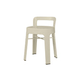 Ombra Stool with Backrest: Grey