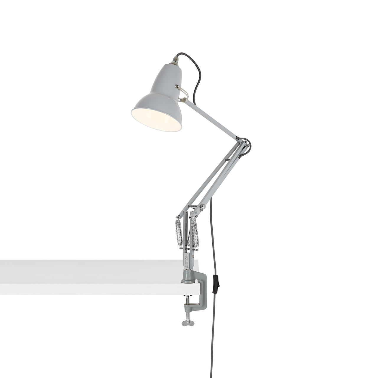Original 1227 Desk Lamp with Clamp: Dove Grey