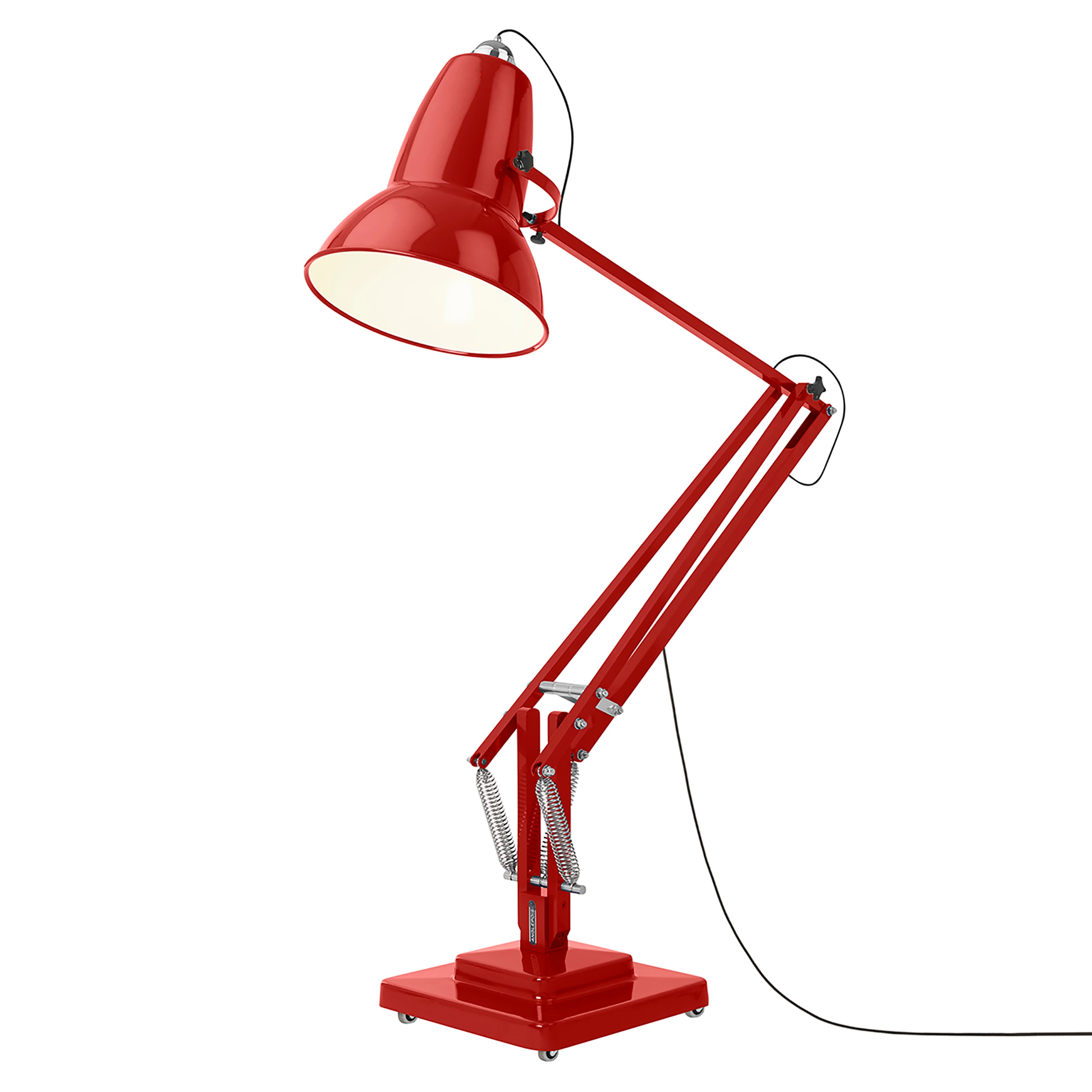 Original 1227 Giant Floor Lamp: Crimson Red + Gloss