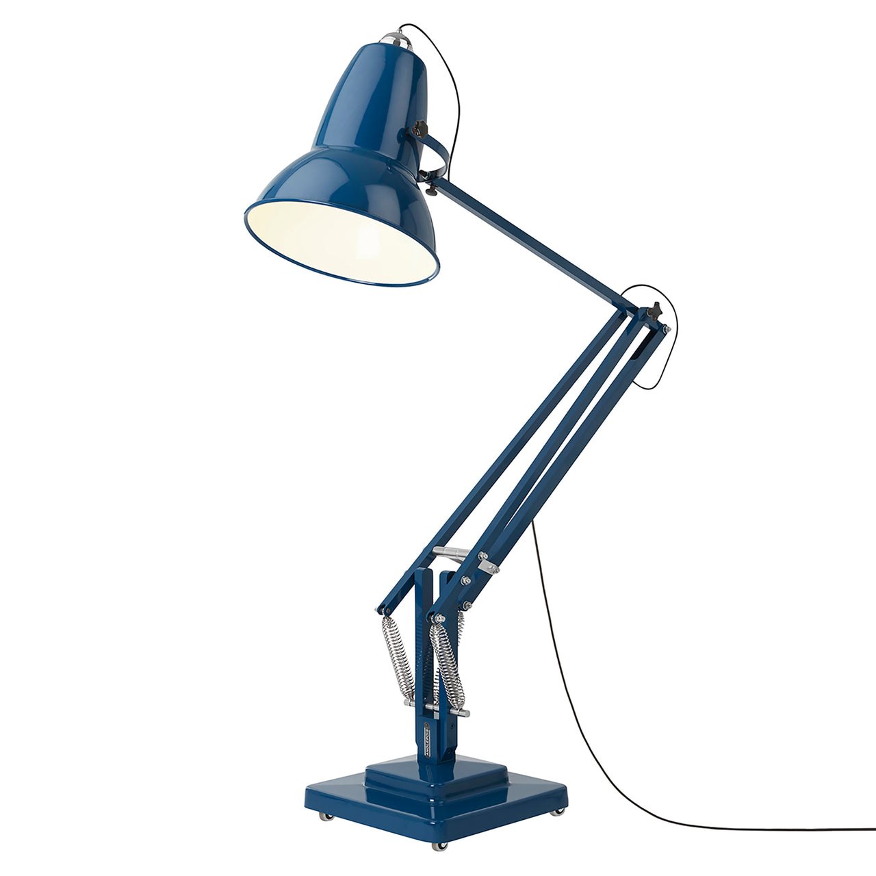 Original 1227 Giant Floor Lamp: Marine Blue + Gloss