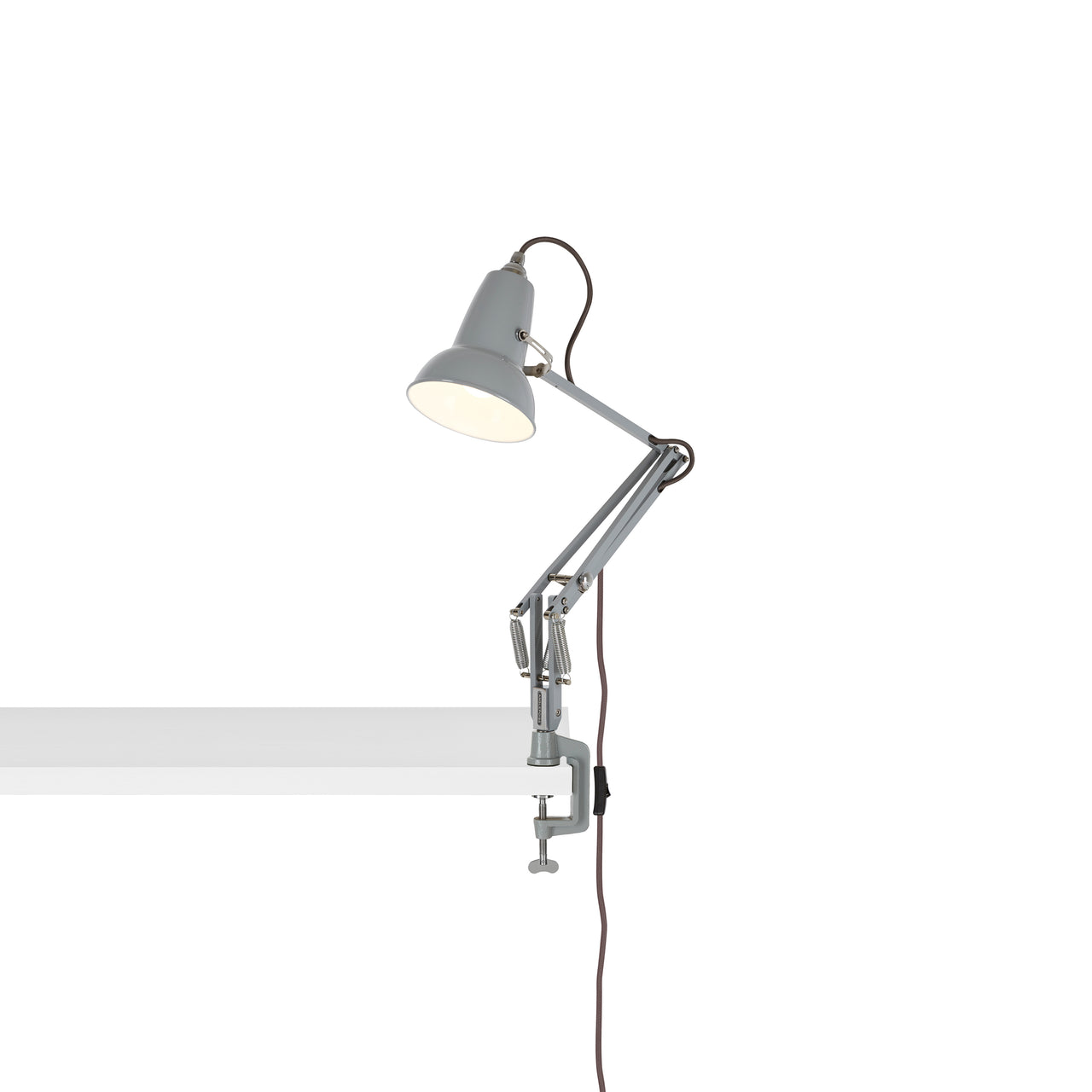Original 1227 Mini Desk Lamp with Clamp: Dove Grey